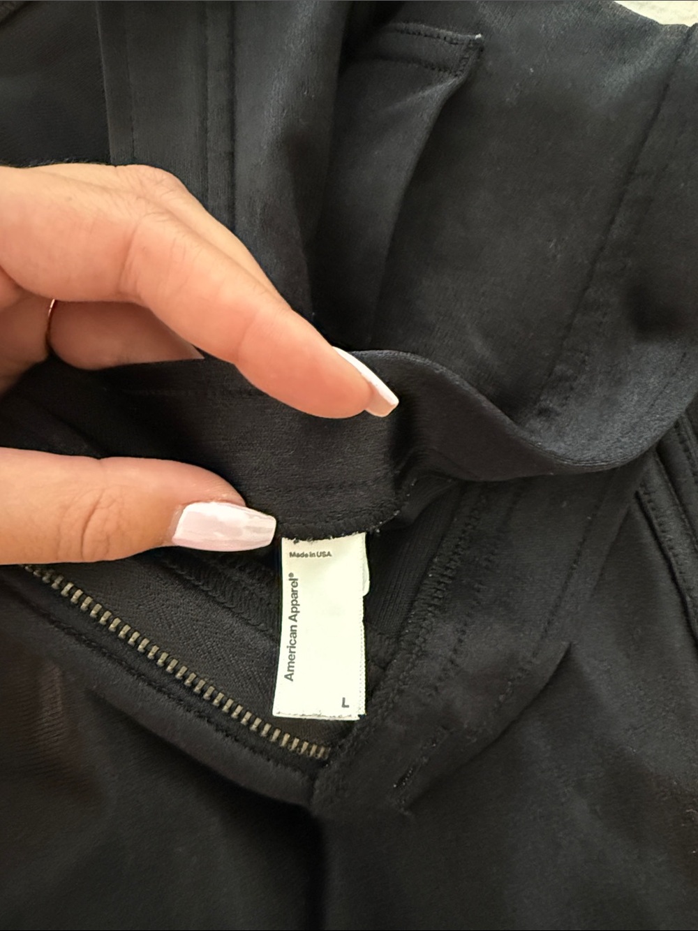 American Apparel Black Disco Pants - Picture 2 of 5